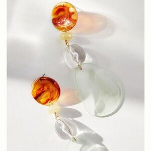 Anthropologie “Glass Charm Drop” Earrings